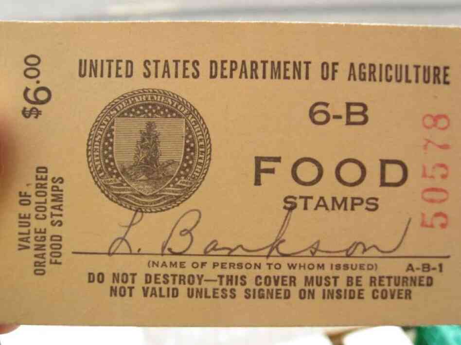 Picture of a USDA food stamp Picture of a USDA food stamp